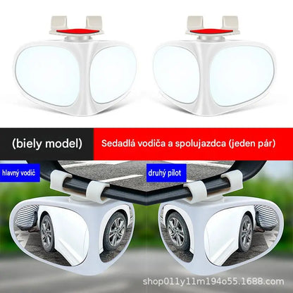 【2 položky】⏰ KÚPTE 1, DOSTANETE 1 ZADARMO 🔥 🚗 360° širokouhlé spätné zrkadlo s monitorovaním mŕtveho uhla