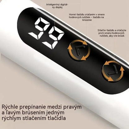 💅Elektrický pilník na nechty 2 v 1 s LCD obrazovkou (vrátane 4 leštiacich hlavíc)