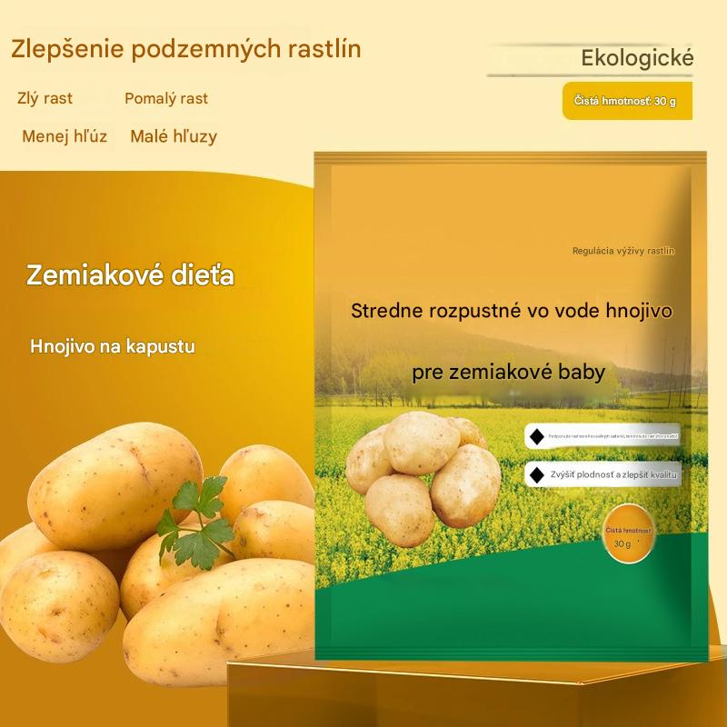 [10 balení] Rozpustné listové hnojivo „Magický zemiak”｜Na zemiaky, arašidy, sladké zemiaky, reďkovky, taro a cibuľu – podporuje koreňový rast, zvyšuje úrodu