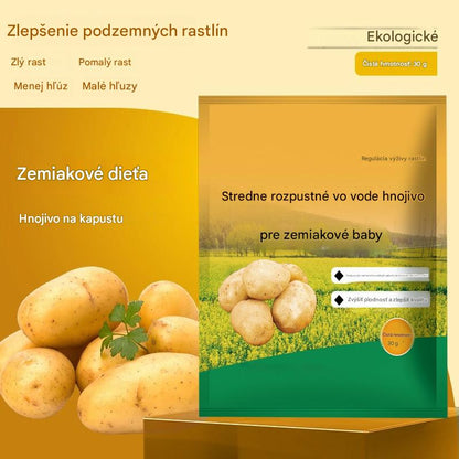 [10 balení] Rozpustné listové hnojivo „Magický zemiak”｜Na zemiaky, arašidy, sladké zemiaky, reďkovky, taro a cibuľu – podporuje koreňový rast, zvyšuje úrodu