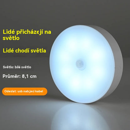 🏡💡【Kupte 2 a dostanete 2 zdarma】Inteligentní LED lampa s indukcí lidského těla, pohodlné a praktické nabíjení