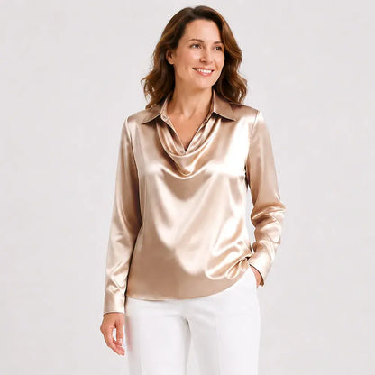 ✨【50% zľava po obmedzenú dobu】【S-3XL】【40-100 kg】Elegantná dámska košeľa s potlačou a golierom
