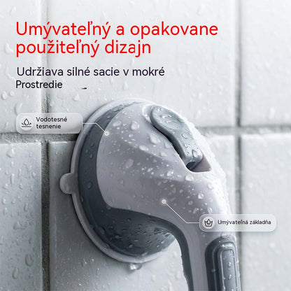🛁 Okamžitá podpora bez vŕtania – Odolná prísavka (umývateľná, nepoškodí stenu) – Platba na dobierku 🦾