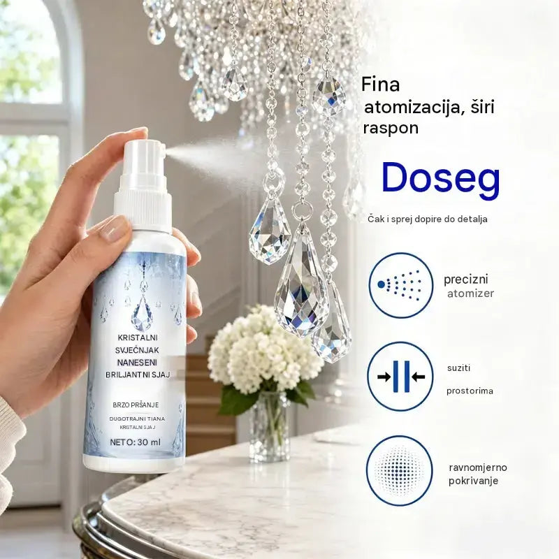【Kupite 2, dobijte 2 gratis】✨ Sredstvo za čišćenje kristalnih lustera | Jednostavno održavanje za blistav sjaj