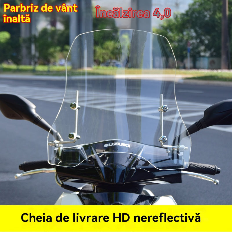 💥💥🏍️【2,0 mm hrúbka 37 cm výška】2026 nové čelné sklo motocykla univerzálne čelné sklo pre elektrické vozidlo