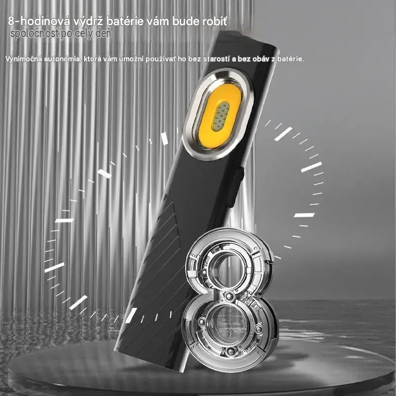 🔥 1 za 20 € | 🔦 Mini COB LED svetlo s magnetom a sponou — Svieti bez toho, aby zaberalo miesto