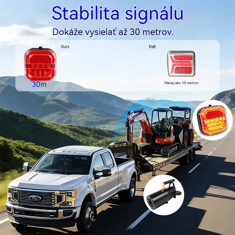 🚦【Univerzálne 12V/24V】🚦 LED svetlo na príves