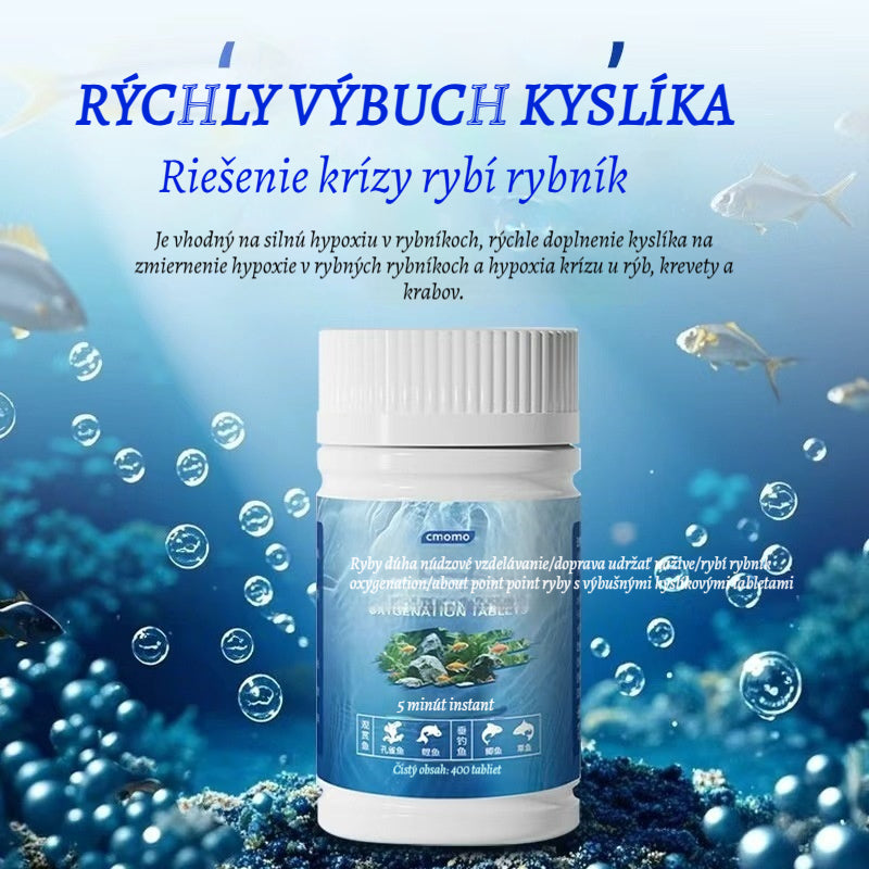 🐟【150 kapsúl】💧 Šumivé tablety na čistenie a okysličenie akvárií 🔥