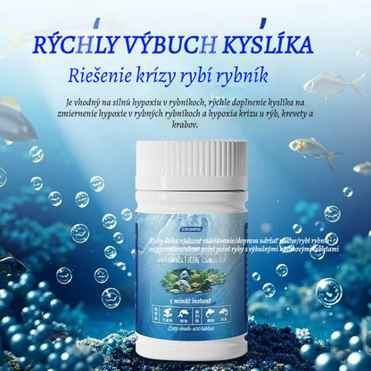 🐟【150 kapsúl】💧 Šumivé tablety na čistenie a okysličenie akvárií 🔥