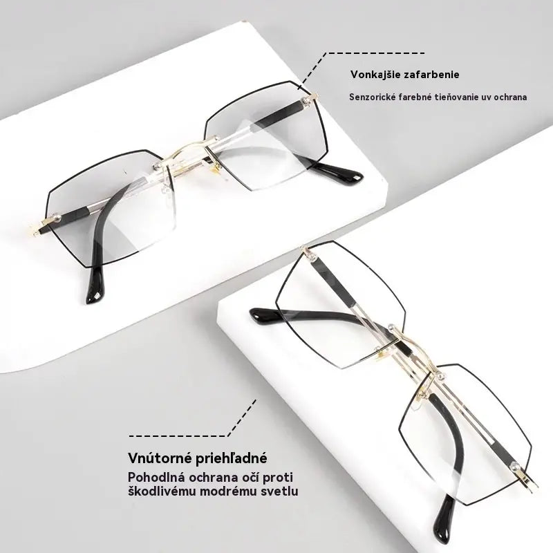 ✨🕶【Kúpte 1 a získajte 1 zadarmo】Nové inteligentné fotochromatické okuliare na čítanie pre mužov a ženy, okuliare blokujúce modré svetlo