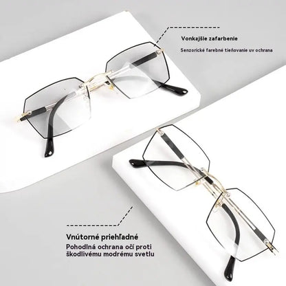 ✨🕶【Kúpte 1 a získajte 1 zadarmo】Nové inteligentné fotochromatické okuliare na čítanie pre mužov a ženy, okuliare blokujúce modré svetlo