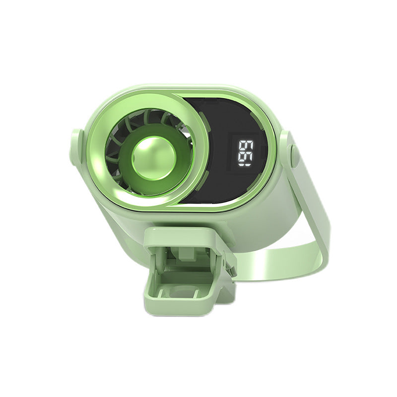 🌀 Hands-free ventilátor s LED displejom, vstavaným klipom a 199 nastaviteľnými úrovňami
