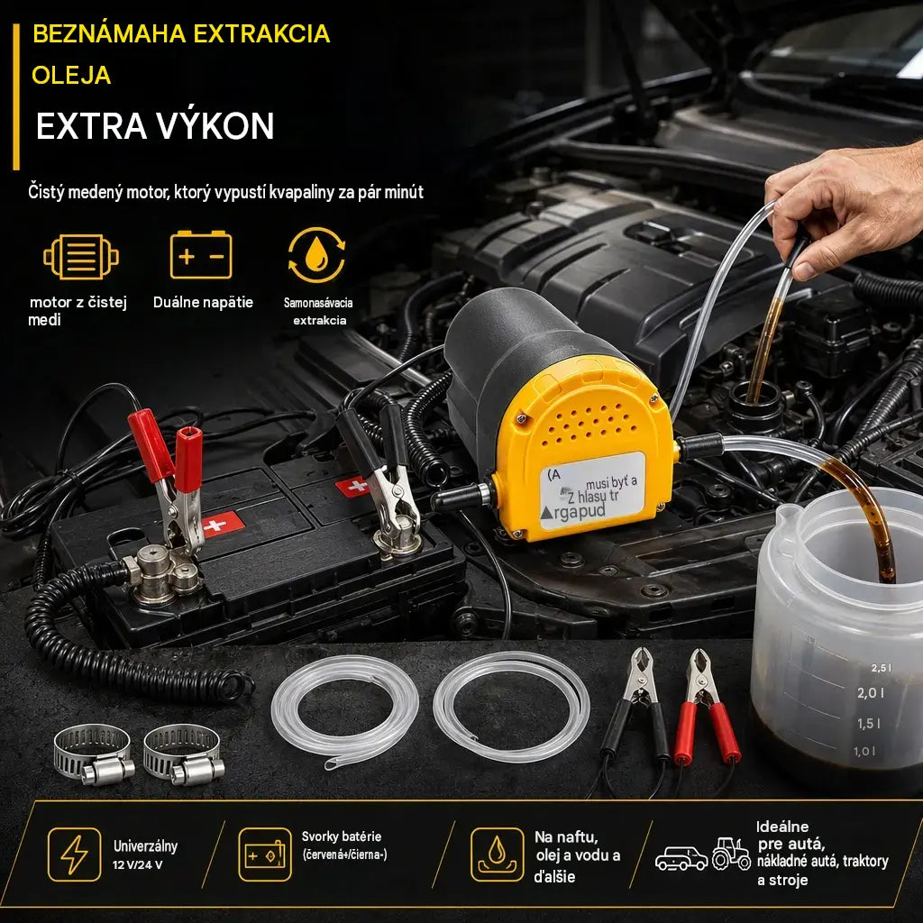🚗12V 24V Prenosné elektrické samonasávacie čerpadlo na prečerpávanie, mikro odsávačka oleja na naftu do auta