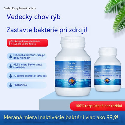 🐟【100 tabliet】【Kúpte 1 a získajte 1 zadarmo】💧 Šumivé tablety na čistenie vody v akváriu a jazierku, okysličovacie tablety na akváriu 🔥