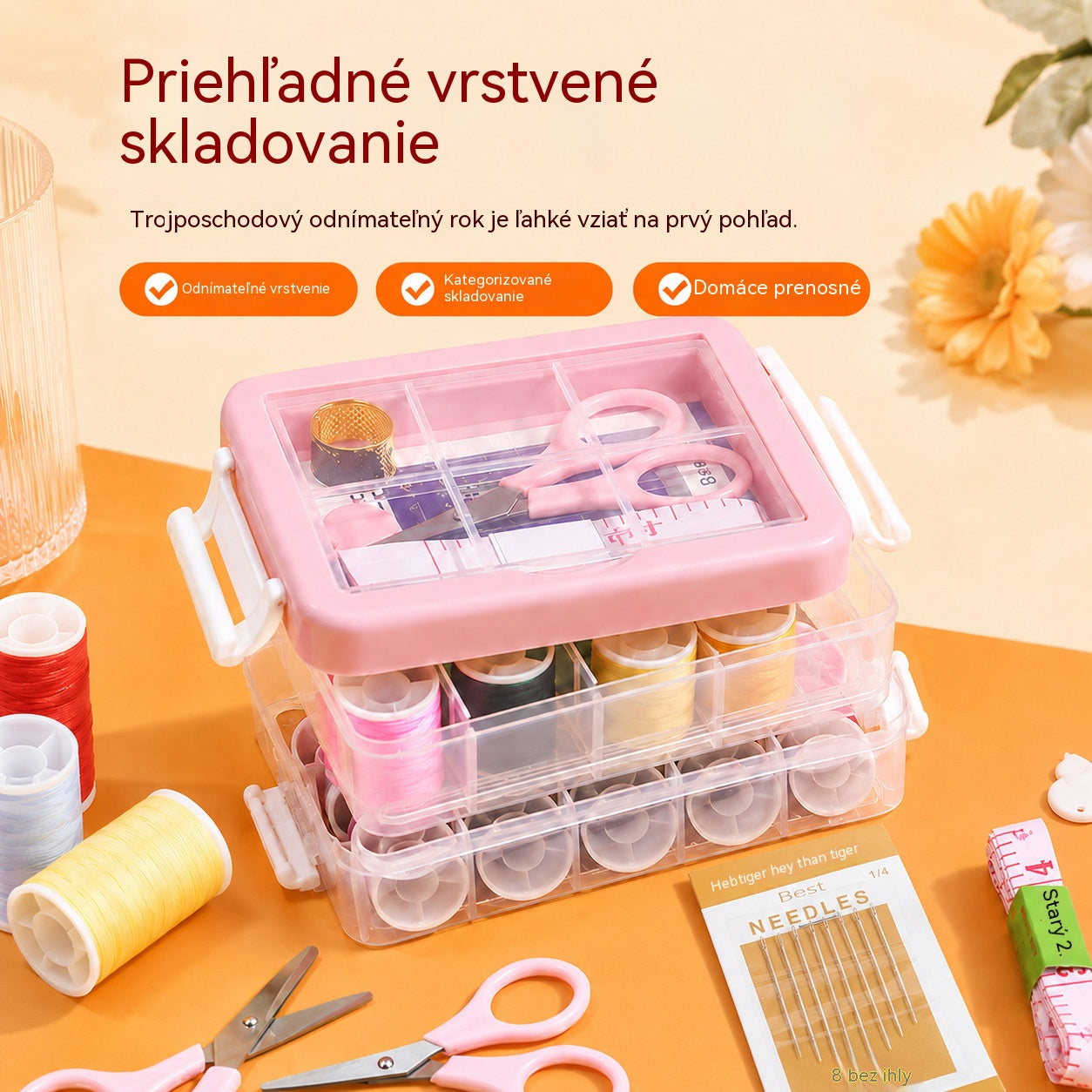 【Kúp 1, získaj 1 zadarmo】🧵30-dielna sada šijacích súprav