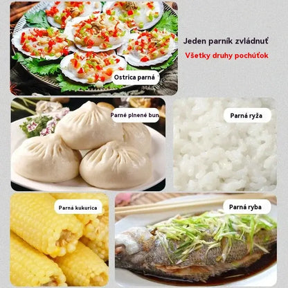 🥣🔥Viacvrstvový naparovač, vhodný do mikrovlnnej rúry