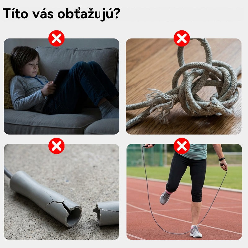 🏃【Kúpte 1, získajte 1 zadarmo】🌈 LED svietiace švihadlo pre deti