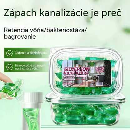 🏠💧  (100 tabliet)💞 Deodoračné kapsuly do odtoku – Bioenzýmové zloženie neutralizuje pachy pri zdroji. Okamžite osviežuje pachy bez agresívnych chemikálií. Rozlúčte sa s trápnymi pachmi. 🚰✅