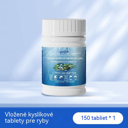 🐟【150 kapsúl】💧 Šumivé tablety na čistenie a okysličenie akvárií 🔥
