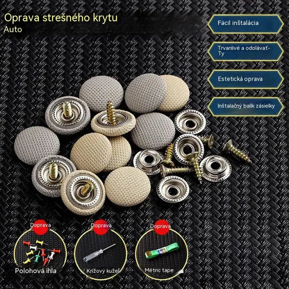 🔥【60 kusov】🚗Svorky na demontáž strešnej plátny auta vrátane montážneho náradia uľahčujú demontáž a montáž.
