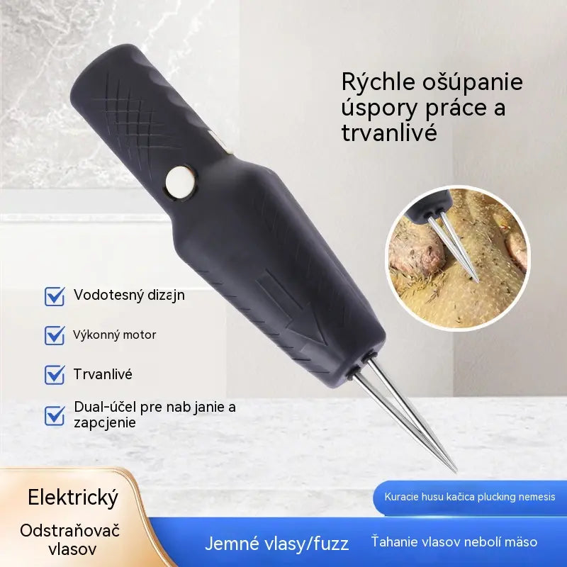 🐓🦆Prenosný elektrický sťahovák peria pre kurčatá, kačice, husi a hydinu