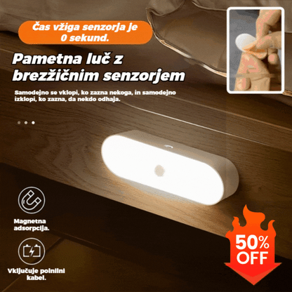 【Kupite 3 kose in dobite 3 brezplačno】🏡💡Pametna LED luč z zaznavanjem človeškega telesa, enostavna za polnjenje in praktična