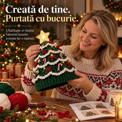 🎄Sada na háčkovanie vianočných čiapok svojpomocne