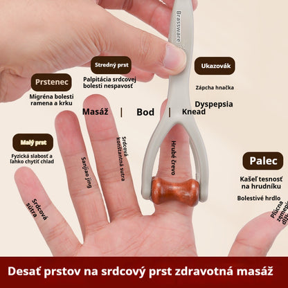 🎁💸【Kúpte 1, získajte 1 zadarmo】🌿 Masážny prístroj na prsty z masívneho dreva: Valčeky z prírodného dreva pomáhajú odblokovať kĺbové meridiány a zmierniť únavu rúk. 🌿