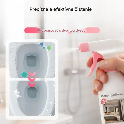 🚿✨ ZĽAVA 50 %! Viacúčelový čistiaci sprej do kúpeľne – Rýchlo rozpúšťa soli a mydlové usadeniny. 🧼💨