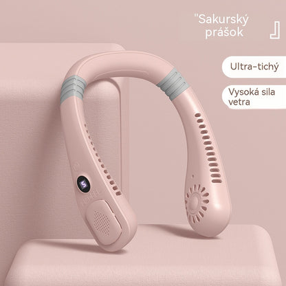 💨 Krčný ventilátor klimatizácie – Extrémne tichý, prenosný a otočný o 360° – Ideálny na leto 🌞