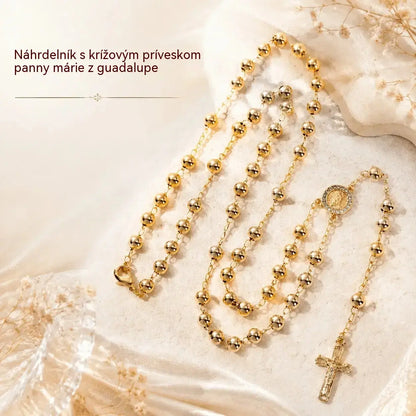 🎁👼Prívesok s krížom Panny Márie Guadalupskej