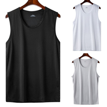 👕【Set od tri dijela】Muške ležerne majice kratkih rukava, izrađene od hladne svilene tkanine ✅ Lagane, prozračne i brzosušeće