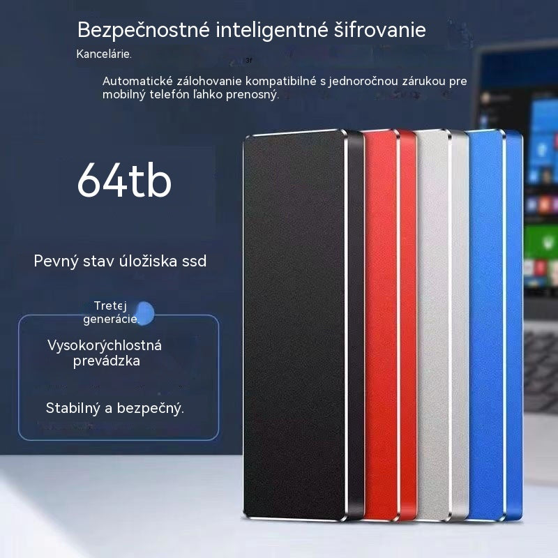 【🔥Predaných viac ako 9999 kusov】Prenosný pevný disk s ultravysokou rýchlosťou 150 MB/s 【16 TB】