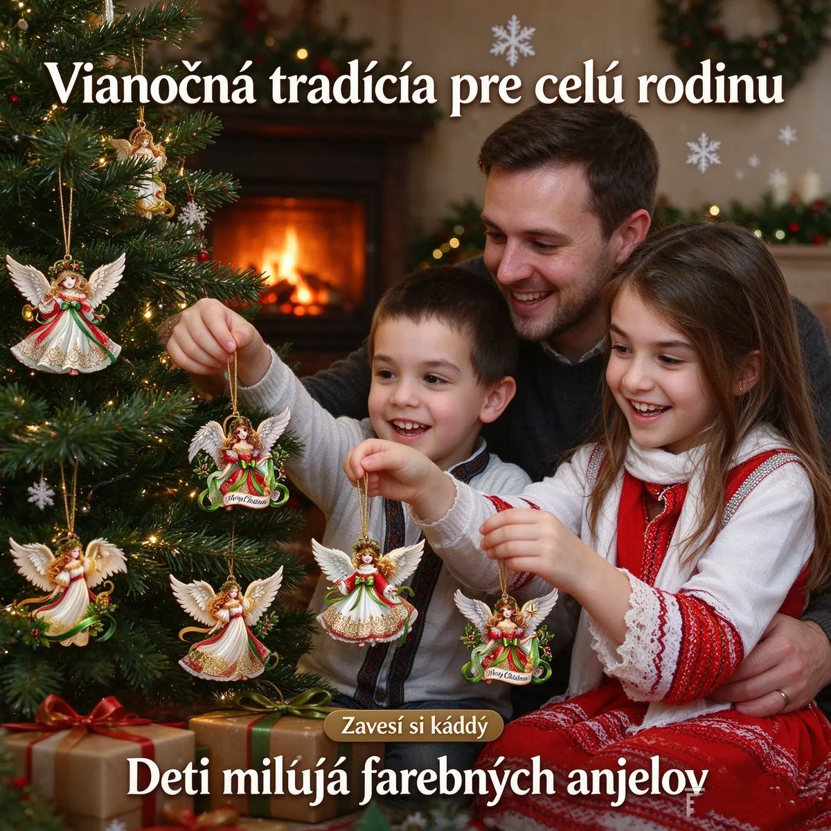 🎁👼Drevené vianočné ozdoby v tvare anjela