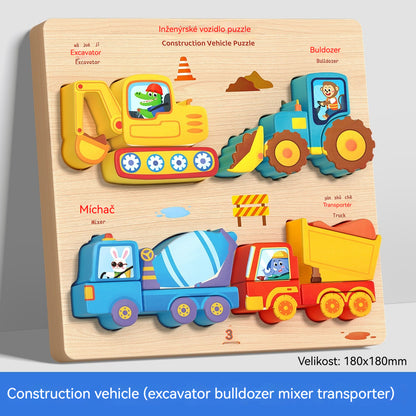 👧🏻🧩【-60% ZĽAVA】 Montessori 3D puzzle pre 1–6 roky