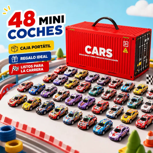 【50%OFF】🎁48 odnímateľných miniáut so vstavanou garážou