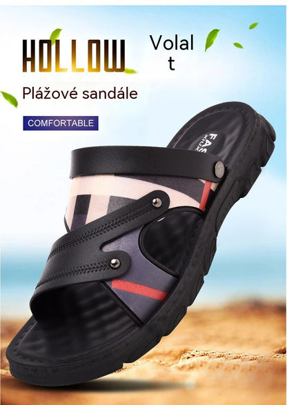 🔥Pánske sandále, letné protišmykové papuče s mäkkou podrážkou, vodeodolné