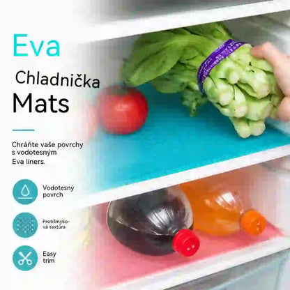 🧊 TERAZ ZĽAVA 50%! 🛡️【4 listy】 Vodotesné vložky do poličiek chladničky – Protišmykové, ľahko čistiteľné a bezpečné pre potraviny – Udržiavajú police chladničky čerstvé a usporiadané ✨
