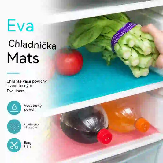 🧊 TERAZ ZĽAVA 50%! 🛡️【4 listy】 Vodotesné vložky do poličiek chladničky – Protišmykové, ľahko čistiteľné a bezpečné pre potraviny – Udržiavajú police chladničky čerstvé a usporiadané ✨