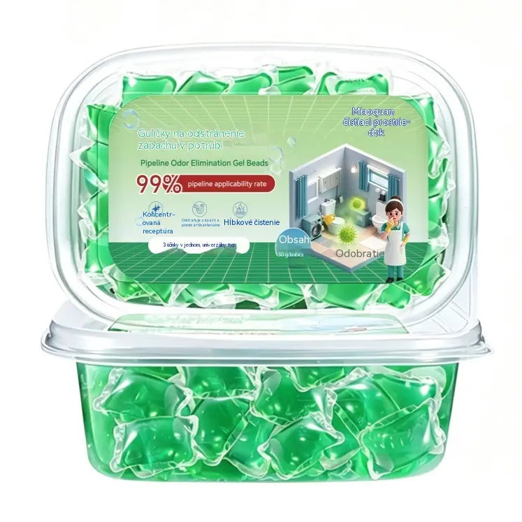 【2 balenia po 100 tabletách za 22 eur】🏠💧 Dezodoračné kapsuly do odtoku – bioenzýmové zloženie neutralizuje pachy pri zdroji a poskytuje okamžitú sviežosť. 🚰