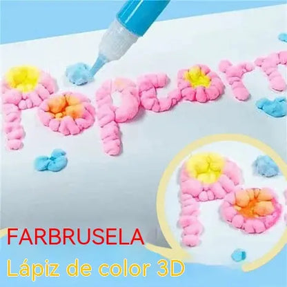 🎁【Kúp 1 a získaj 1 zadarmo】3D tlačiarenské pero pre deti: Kreslenie bublín z popcornu (DIY)