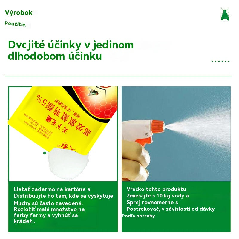 🦟【6 vrecúšok】Špeciálne navrhnuté na ničenie komárov a múch na farmách, jedno balenie zabíja blchy/kobylky/šváby/muchy/komáre!