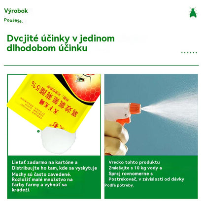 🦟【6 vrecúšok】Špeciálne navrhnuté na ničenie komárov a múch na farmách, jedno balenie zabíja blchy/kobylky/šváby/muchy/komáre!