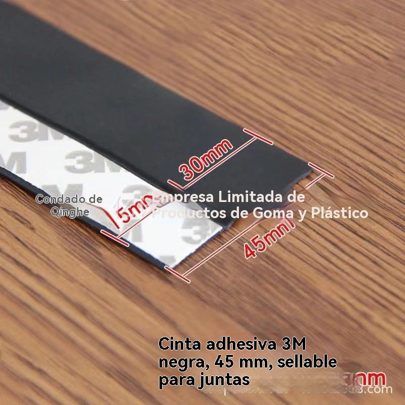 🚪 【5M】PVC tesniaca lišta na spodnú časť dverí – ochrana proti prachu a prievanu