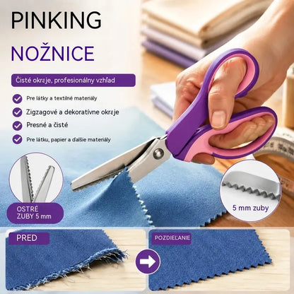 🔥Posledná špeciálna ponuka✂️ Multifunkčné zúbkované nožnice, špeciálne nožnice na čipky