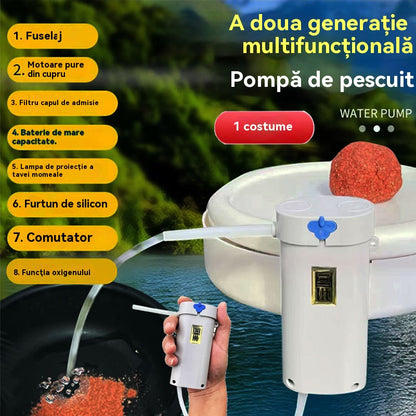 🎣🔥Pametni indukcijski dozator vode za ribe, avtomatska vodna črpalka, naprava za zunanje sesanje vode