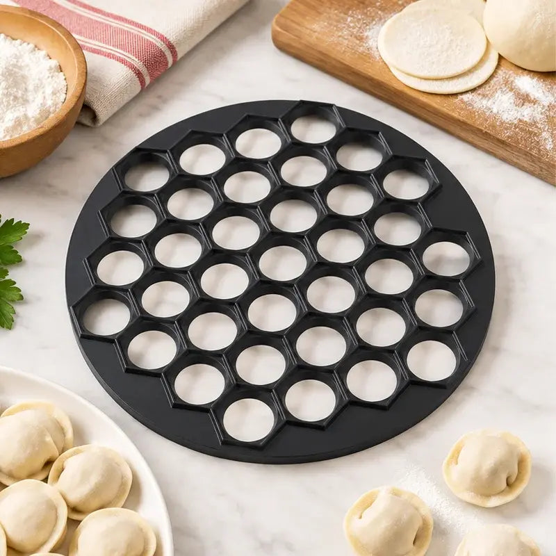 🥟 Pripremite pieroge ili pelmene za nekoliko sekundi! Kalup od 37 dijelova · Jedan pritisak proizvodi 37 identičnih dijelova · Učinkovito, brzo i jednostavno za čišćenje!