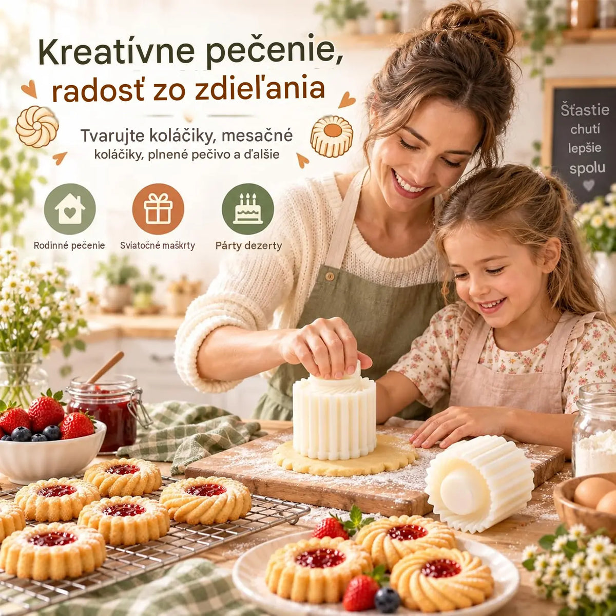💥🔥4 kusy 20 eur ✨😍Odnímateľná forma na pečenie s dvoma vrchmi