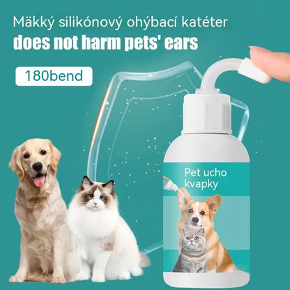【Kúpte 1 a získajte 1 zadarmo】 🐱🐶 Jemné kvapky na čistenie uší pre domáce zvieratá – Rozlúčte sa s ochoreniami vonkajšieho zvukovodu