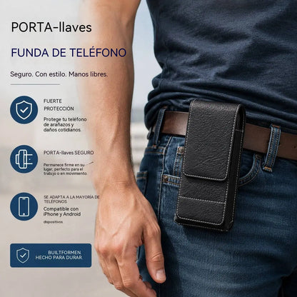 🔥 Puzdro na mobilný telefón s klipom na opasok – magnetické zapínanie, odolné a s priehradkou na kartu